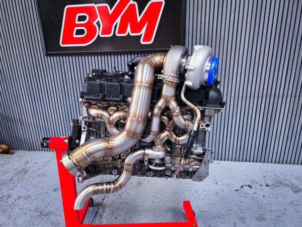 BMW S55 BYM Top Mount Single Turbo Kit - Image 1